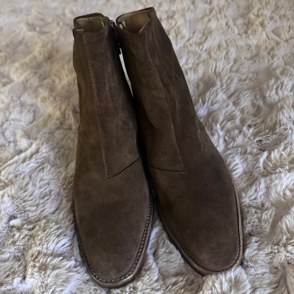 NEW Lemargo Brown Suede Boots Size 37 - Picture 2 of 8